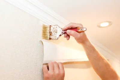 Pose de papier peint aux Prés — revêtements muraux et toiles de verre